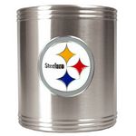 Pittsburgh Steelers Stainless Steel Can Holder (Primary Logo)